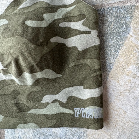 PINK Victoria's Secret Green Camo Bralette Bra Large Women's - Picture 2 of 4